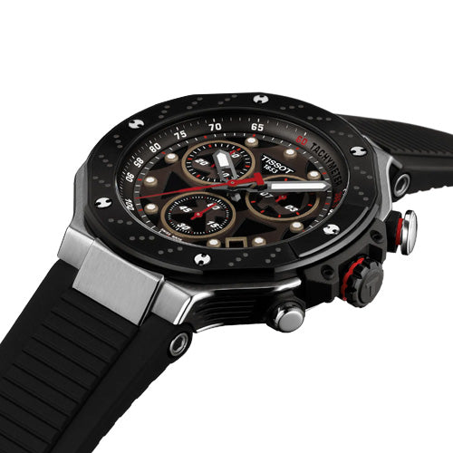 Tissot T-Sport T-Race MOTOGP Quartz Chronograph 2025 Dark Grey Dial Men 45mm T1414172708100
