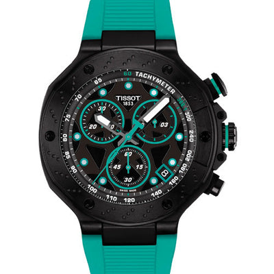 Tissot T-Sport T-Race Quartz Chronograph Black Dial Men 45mm T1414173705101