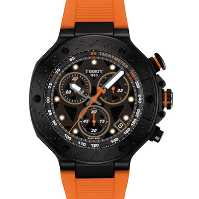 Tissot T-Sport T-Race Quartz Chronograph Black Dial Men 45mm T1414173705102
