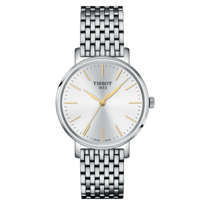 Tissot T-Classic Silver Dial Women 34mm