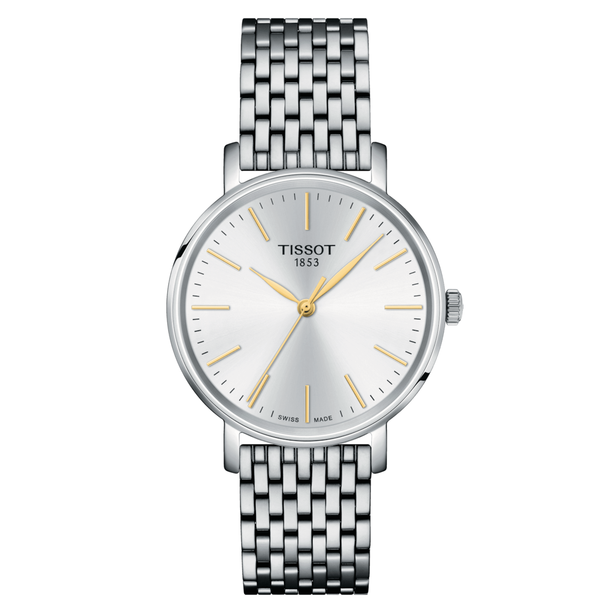 Tissot T-Classic Silver Dial Women 34mm