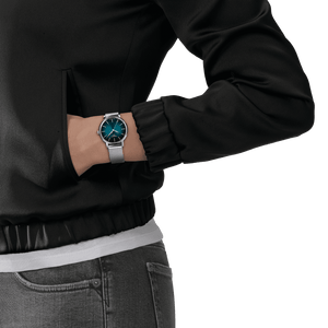 Tissot T-Classic Black & Green Dial Women 34mm
