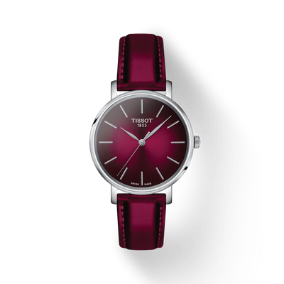Tissot T-Classic Graded Pink & Black Dial Women 34mm
