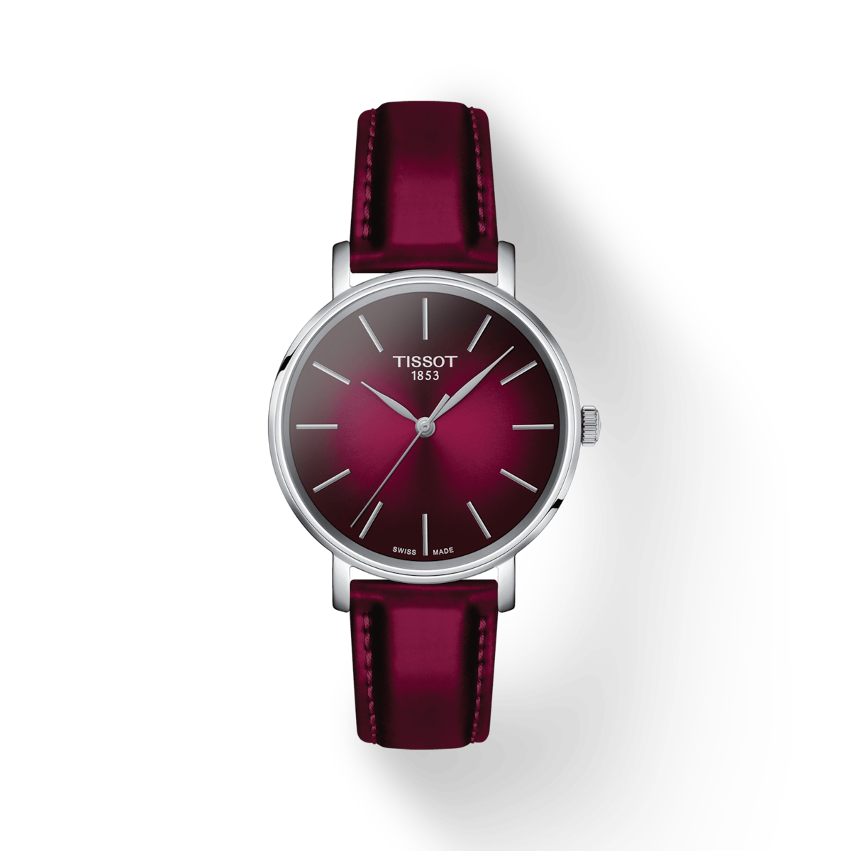 Tissot T-Classic Graded Pink & Black Dial Women 34mm