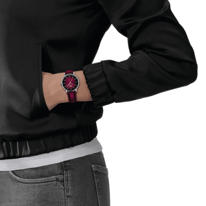 Tissot T-Classic Graded Pink & Black Dial Women 34mm
