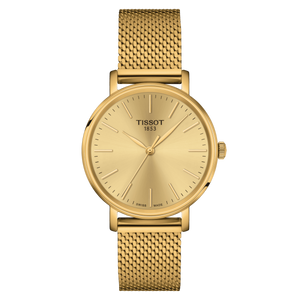 Tissot T-Classic Champagne Dial Women 34mm
