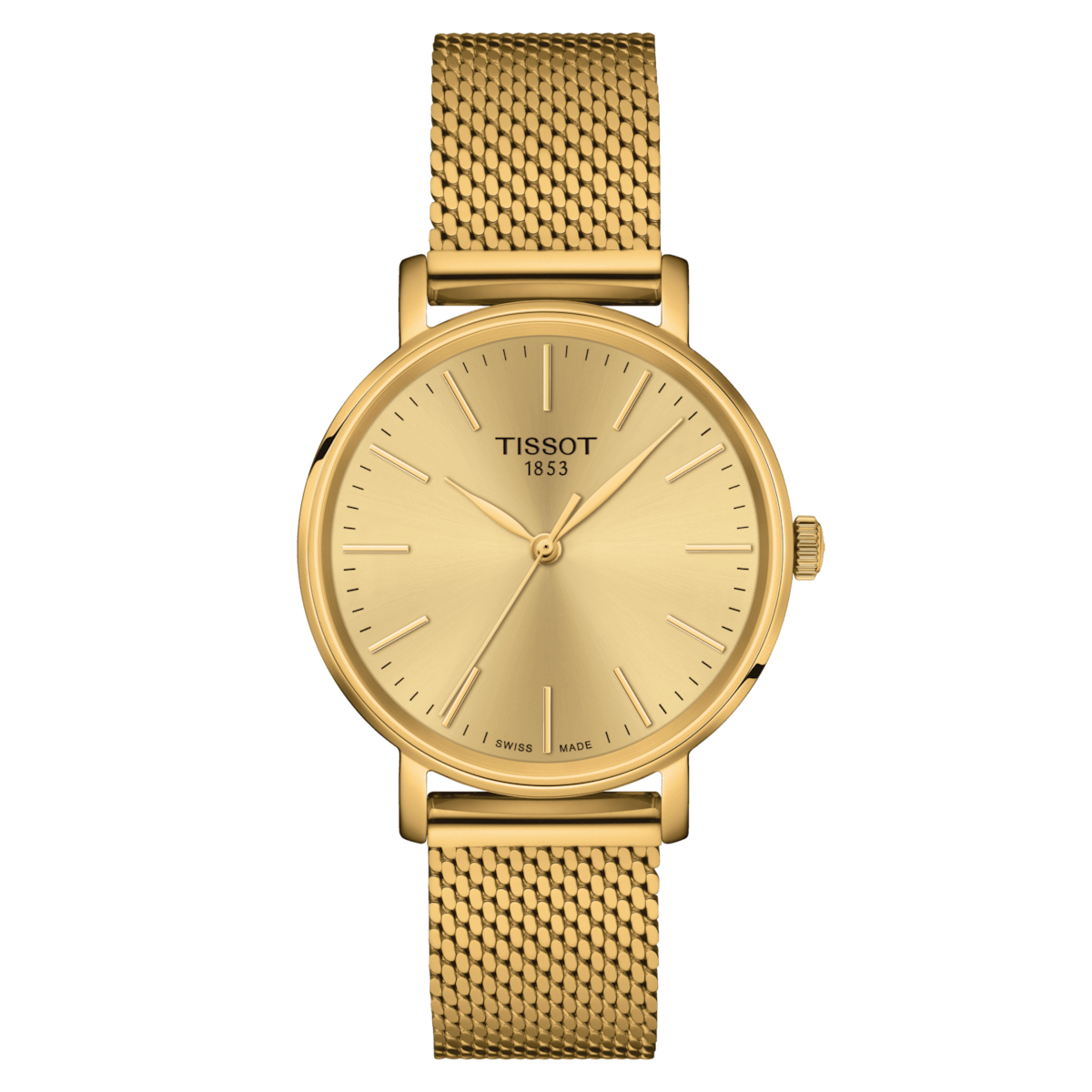Tissot T-Classic Champagne Dial Women 34mm