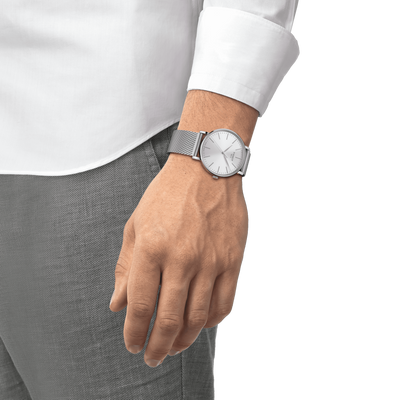 Tissot T-Classic White Dial Men 40mm