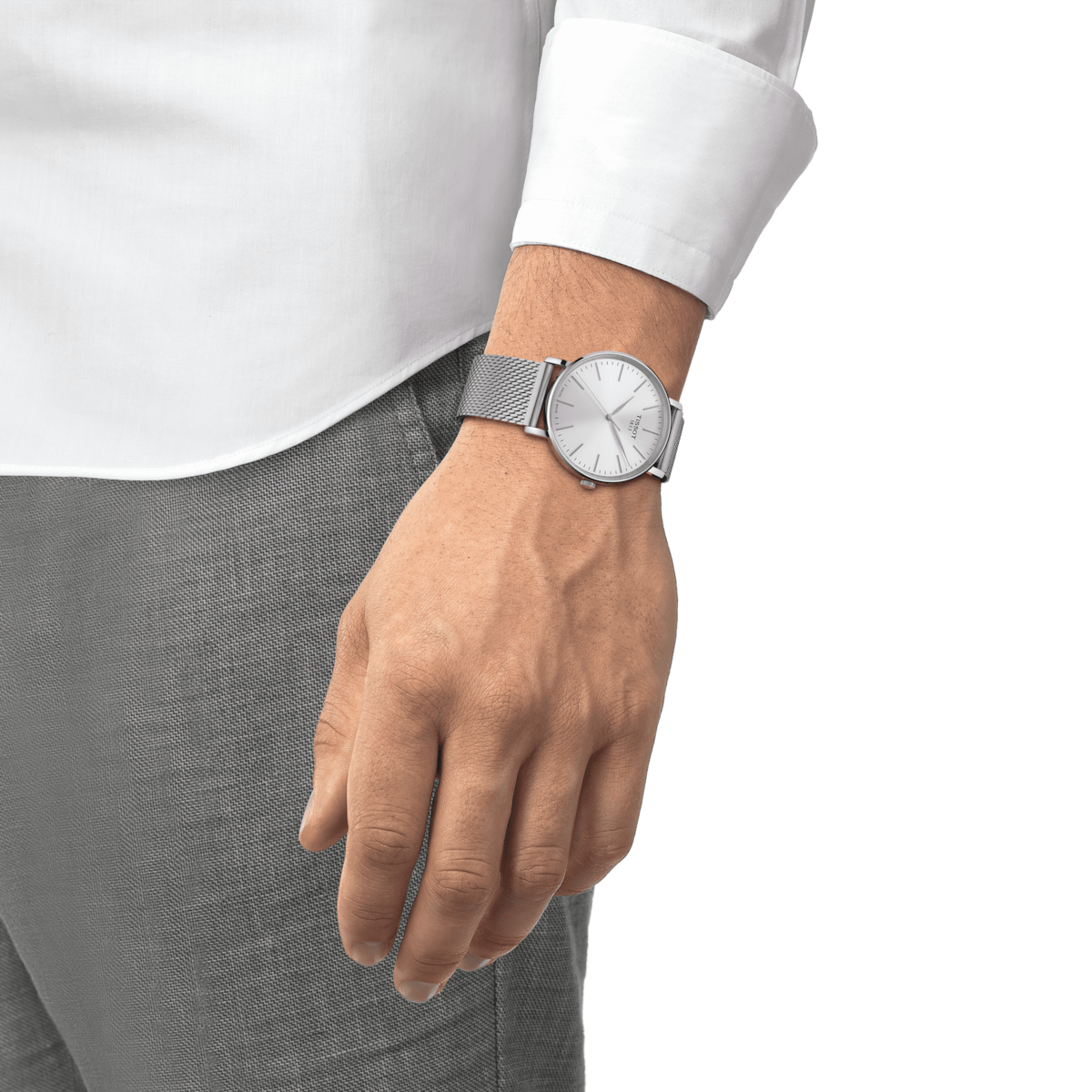 Tissot T-Classic White Dial Men 40mm