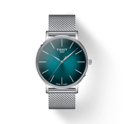 Tissot T-Classic Black & Green Dial Men 40mm