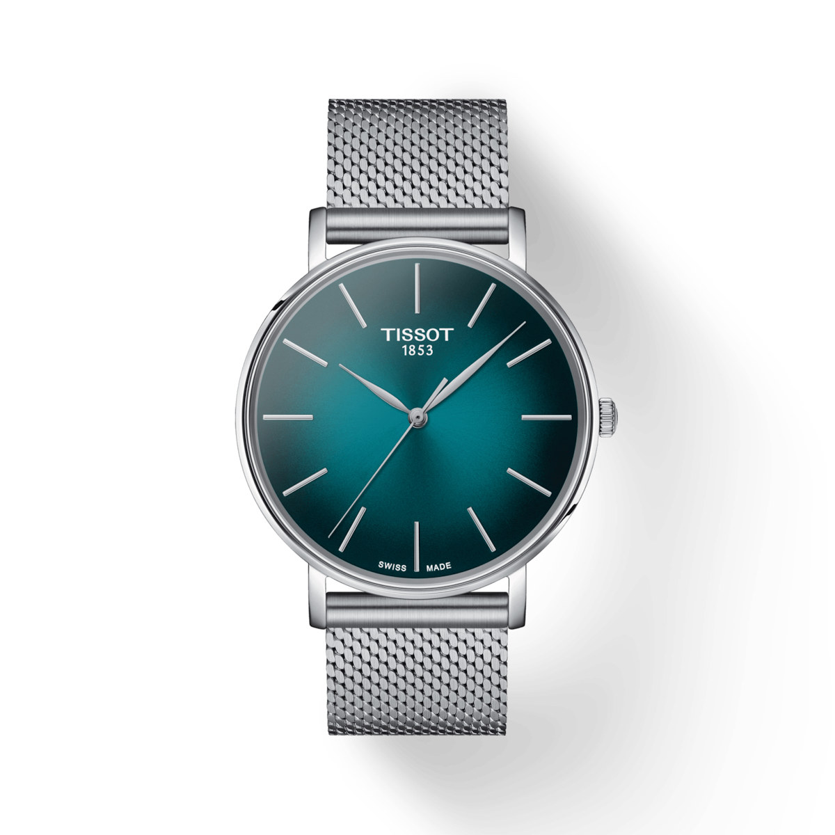 Tissot T-Classic Black & Green Dial Men 40mm