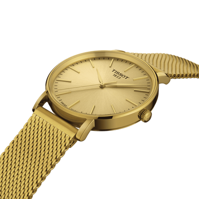 Tissot T-Classic Everytime Champagne Dial Men 40mm
