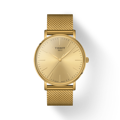 Tissot T-Classic Everytime Champagne Dial Men 40mm