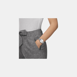 Everytime Women Quartz White Dial Analog Stainless Steel Watch T1432101101100
