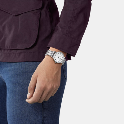 Everytime Women Quartz Silver Dial Analog Stainless Steel Watch T1432101103300