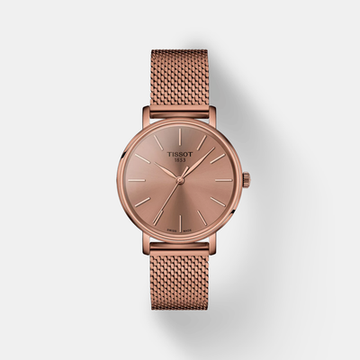 Everytime Women Quartz Pink Dial Analog Stainless Steel Watch T1432103333100