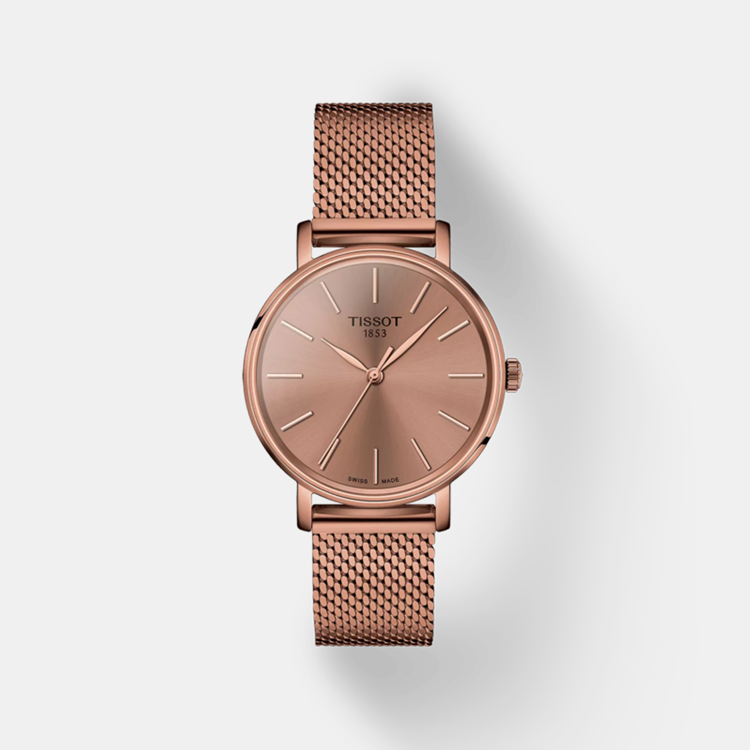 Everytime Women Quartz Pink Dial Analog Stainless Steel Watch T1432103333100