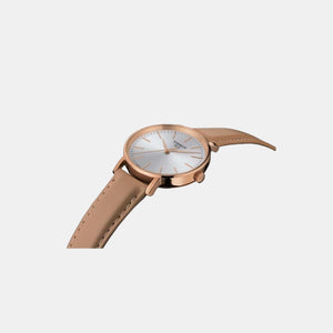 Everytime Women Quartz White Dial Analog Leather Watch T1432103601100