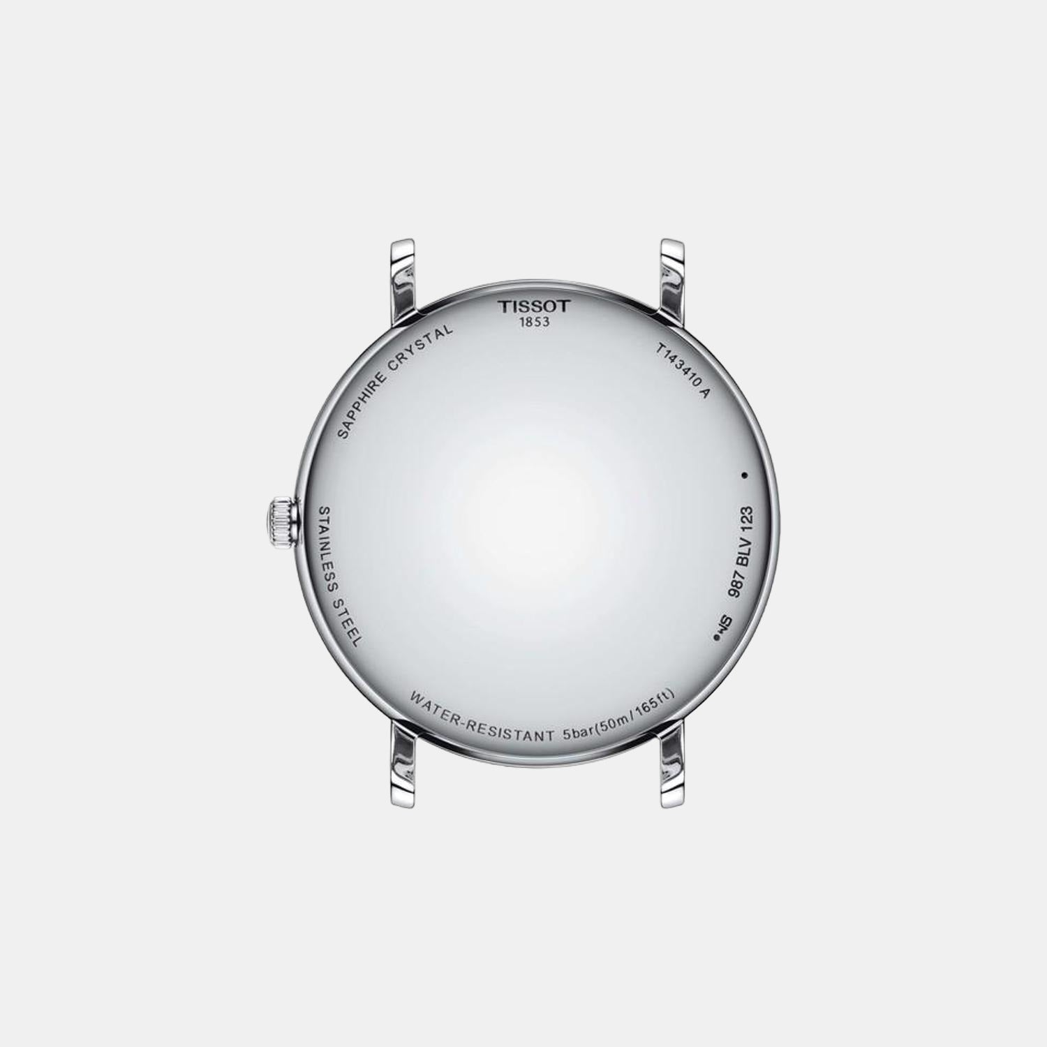 Everytime Men Quartz White Dial Analog Stainless Steel Watch T1434101101100