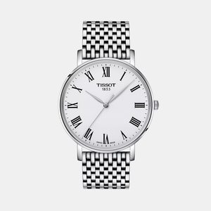 Everytime Men Quartz Silver Dial Analog Stainless Steel Watch T1434101103300