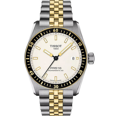 Tissot T-Sport PR516 Powermatic 80 38mm White Dial Men T1494072201100
