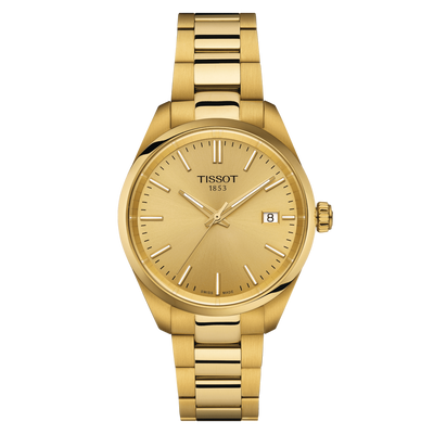Tissot T-Classic Champagne Dial Women 34mm