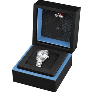 Tissot T-Classic PR 100 Jungfraubahn Quartz 34mm Silver Dial Women T1502101103101