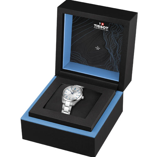 Tissot T-Classic PR 100 Jungfraubahn Quartz 34mm Silver Dial Women T1502101103101