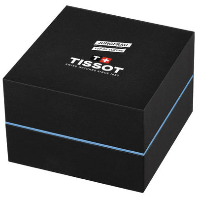 Tissot T-Classic PR100 Jungfraubahn Quartz Blue Dial Women 34mm T1502101104101