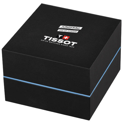 Tissot T-Classic PR100 Jungfraubahn Quartz Blue Dial Women 34mm T1502101104101
