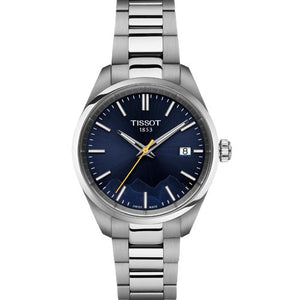Tissot T-Classic PR100 Jungfraubahn Quartz Blue Dial Women 34mm T1502101104101