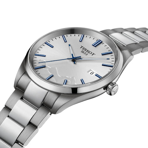 Tissot T-Classic PR 100 Jungfraubahn Quartz 40mm Silver Dial Women T1504101103100