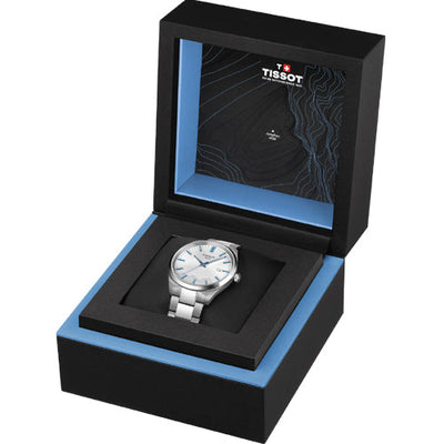 Tissot T-Classic PR 100 Jungfraubahn Quartz 40mm Silver Dial Women T1504101103100