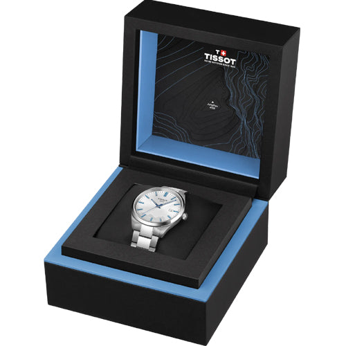 Tissot T-Classic PR 100 Jungfraubahn Quartz 40mm Silver Dial Women T1504101103100