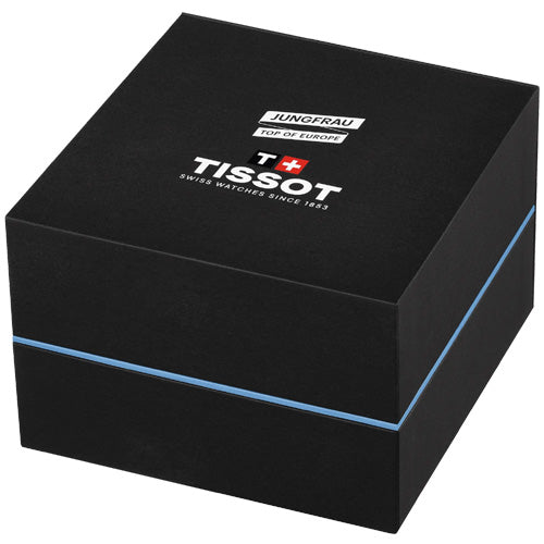 Tissot T-Classic PR100 Jungfraubahn Quartz Blue Dial Men 40mm T1504101104102