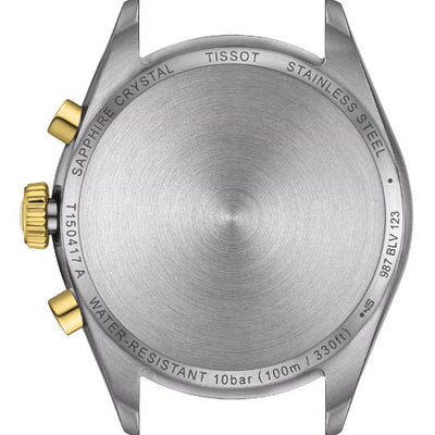 Tissot T-Classic PR100 Chronograph Silver Dial Men 40mm T1504172203100