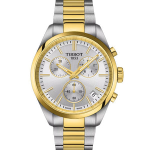 Tissot T-Classic PR100 Chronograph Silver Dial Men 40mm T1504172203100