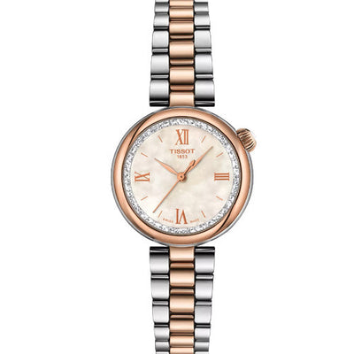 Tissot T-Lady Desir White Mother-Of-Pearl Dial Women 28mm T1520102211800