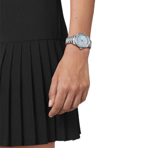 Tissot T-Classic Ballade Ice Blue Dial Women 34mm T1562101135100