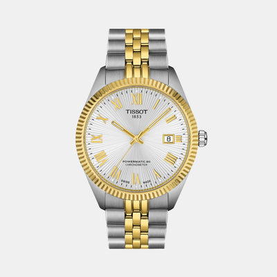 Ballade Powermatic 80 COSC Men Automatic Silver Dial Analog Stainless Steel Watch T1564082203300