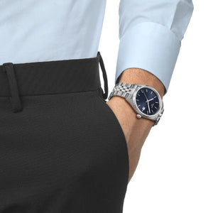 Tissot T-Classic Ballade Blue Dial Men 40mm T1564101104100
