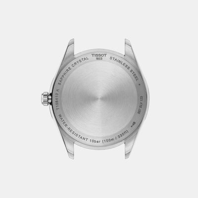 Ballade Men Quartz Silver Dial Analog Stainless Steel Watch T1564102203100