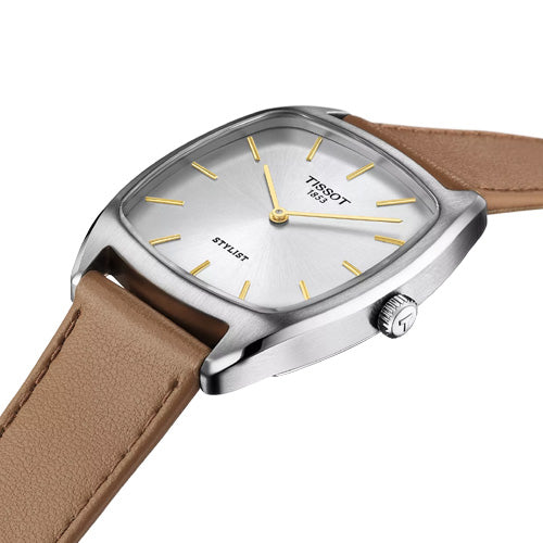 Tissot T-Classic Stylist Silver Dial Women 32mm T1599091603100
