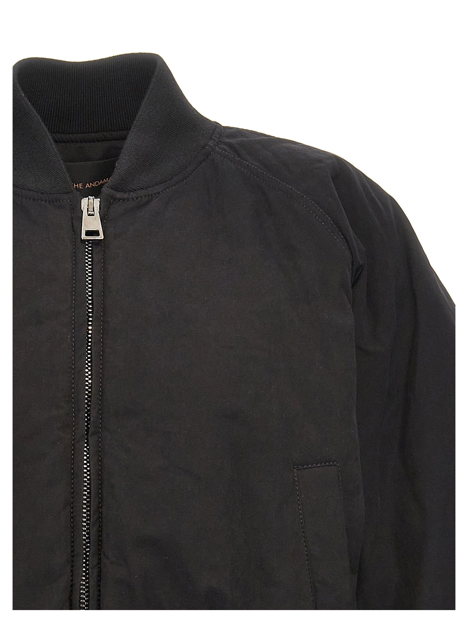 The Andamane Sierra Cropped Bomber Jacket