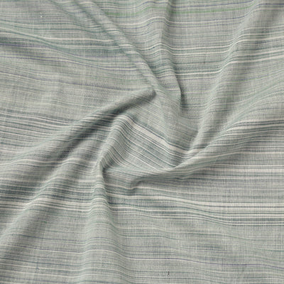 Green - Mangalagiri Plain Handloom Cotton Fabric