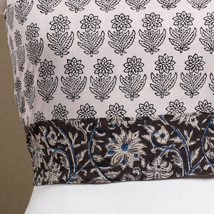 Beige - Rangoli Bagh Block Printing Cotton Blouse Piece