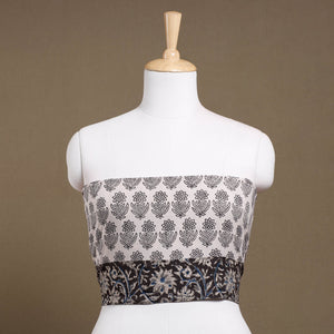 Beige - Rangoli Bagh Block Printing Cotton Blouse Piece