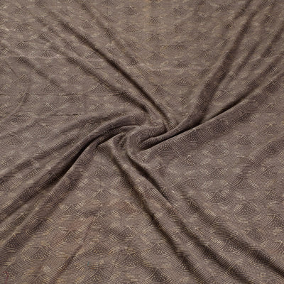 Brown - Rangoli Ajrakh Block Printed Cotton Blouse Piece