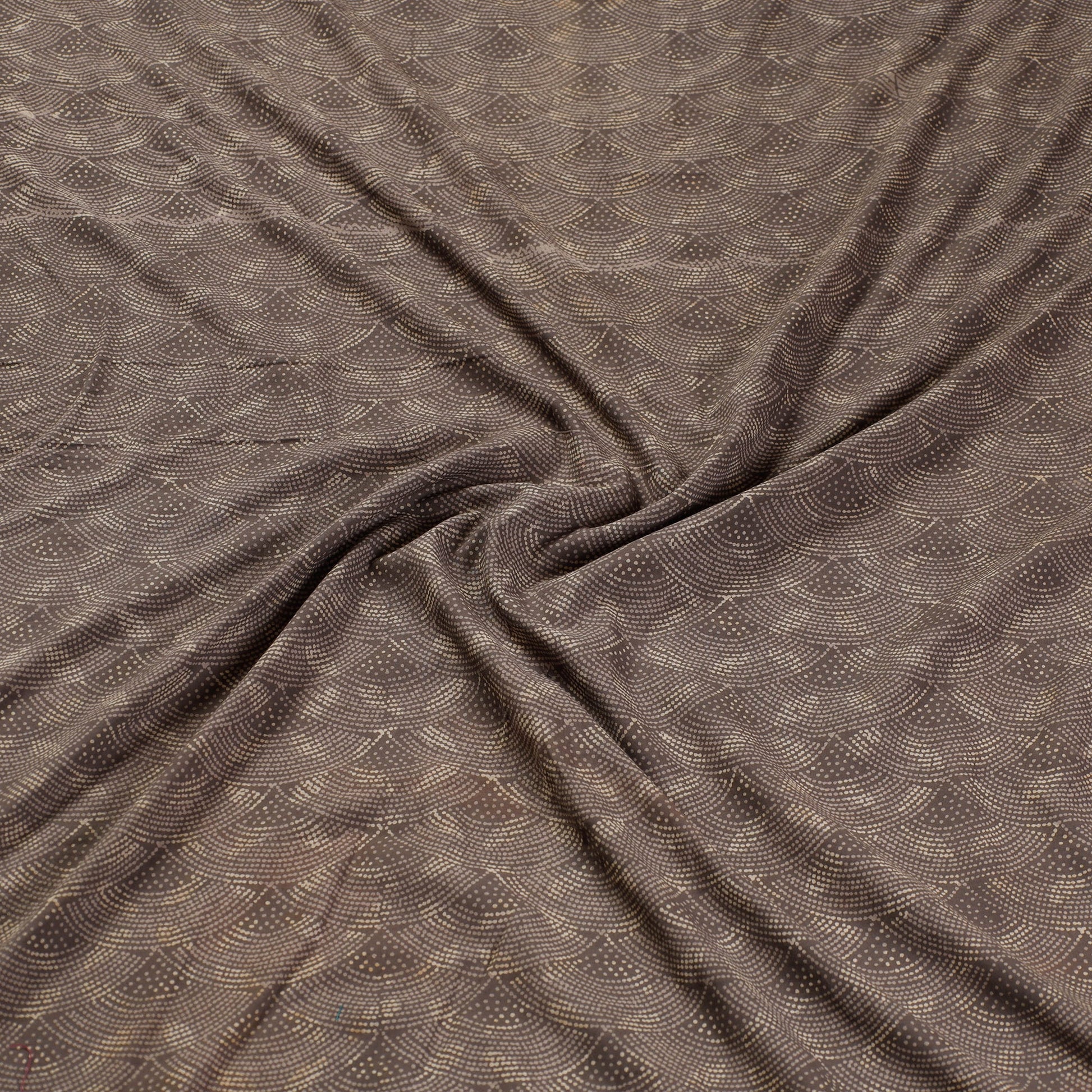 Brown - Rangoli Ajrakh Block Printed Cotton Blouse Piece