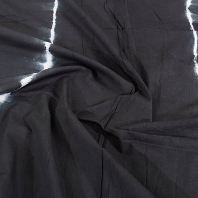 Black - Tie & Dye Cotton Double Shibori Bed Sheet Set